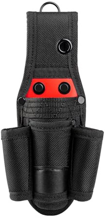 HAUTMEC Small Tool Belt Pouch, 4-in-1 Tool Holster, Heavy Duty 1680D Oxford Fabric, Fits Up to 2-3/4 Belts, Quick Access Wrench & Screwdriver Holder – HTTBH25030