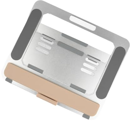 Soporte ajustable para laptop, soporte para tableta de dibujo para escritorio, portátil, con almohadilla resistente a los arañazos, disipación de calor, soporte ajustable