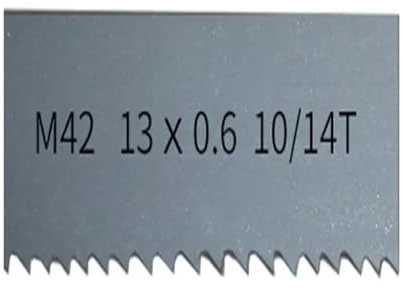 1 pièces M42 bi-métal 1/2 lames de scie à ruban. 1826-2240mm X 13mm avec lame de scie à ruban 6, 14Tpi coupant le bois dur, le métal(10-14Tpi,Length 2240mm)