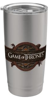 Game of Thrones Title Sequence Logo Stainless Steel Insulated Tumbler