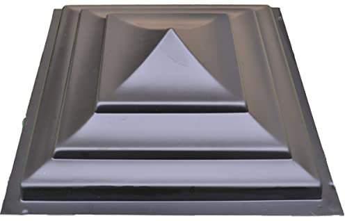 SvitMolds Kunststoffform für Zaunpfeiler Lückenbohlen Pfosten Beton Zement 40 x 40 cm # P04