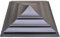 SvitMolds Kunststoffform für Zaunpfeiler Lückenbohlen Pfosten Beton Zement 40 x 40 cm # P04