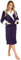 CityComfort Dressing Gown Women, Fluffy Bath Robes for Women, Gifts for Her (S, Deep Purple)