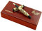 Jinhao Dragon Phoenix 3d Fountain Pen Fine Nib,Embossment Gold Color Chinese Ruyi Clip Wooden Gift Box Heavy Big Pen