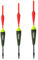 Stollenwerk Jenzi Angeln Allround Knicklicht-Pose & Laufpose - 3 Stück - Tragkraft 3g + 4g + 6g