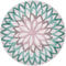 Nicole Knupfer Mandala Runde Teppich Vintage Boho Waschbar Teppich für Wohnzimmer Schlafzimmer Badezimmer Küche Beach Dekor (A2,60X60cm)