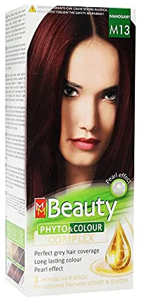 MM Beauty Permanente Haarfarbe MM Beauty Phyto & Farbe 125g - № M13 Mahagoni