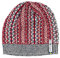 ÖJBRO VANTFABRIK Mütze 100% Merinwolle Gr. M rot Natur blau Winter Strickmütze Wolle warm, weich, Made in Sweden Lycksele