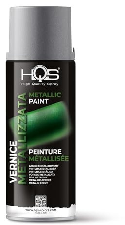 HQS Bombe aérosol de peinture Metallisé, Argent