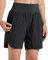 Libin Sporthose Damen Kurz 7'' Sport Shorts Laufhosen Atmungsaktiv mit Liner Sommer Hohe Taille Laufshort Running Jogging Kurze Hose,Schwarz XL