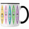 Trendation - Kajak Geschenk Tasse Mit Spruch Kajakfahrer Geschenkidee Kaffeetasse Kanu Padelboot Geschenke Kajakfahrer (Schwarz)