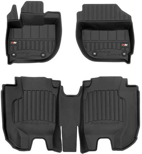 MOTOS Gummimatten Auto Fussmatte passend für Honda HR-V II 2013-2021 Verbessern Sie Ihren Reisekomfort mit Antirutschmatte Auto 3D- Allwetter fußmatten Auto, Schutz vor Verschmutzung