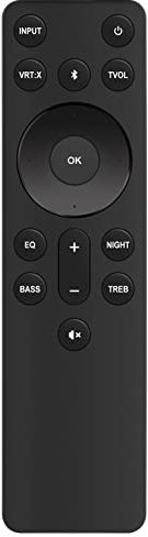 Replacement Soundbar Remote Control ND2020 ND2020-J supports for Vizio V Series 2.0 5.1 Sound Bar V20-J8 V21d-J8 V20x-J8 SB2021n-J6 SB2020n-J6 V51X-J6 V21x-J8 V21-H8 V51-H6 M21d-H8 V20J8 V21dJ8 V20xJ8