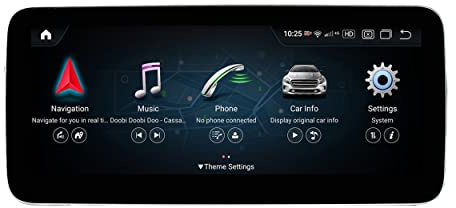 Kompatibel mit: Mercedes A GLA CLA W176 W117 X156 NTG5x 12 Touchscreen Android GPS Navigation Carplay AndroidAuto