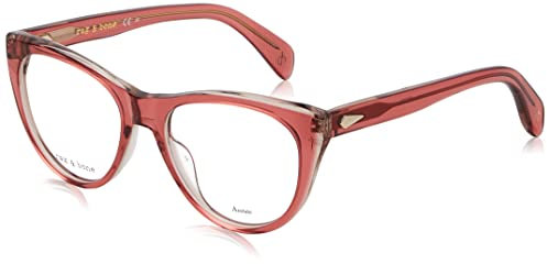 Rag&Bone Rnb3054 LHF/17 BURGUNDY Eyewear Women's Acetate, Standard, 51
