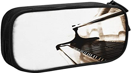 Federmäppchen Musik Flügel Klavier große Kapazität Federmäppchen Stifteetui Tasche Schreibtisch Organizer Federmäppchen für Jungen Gi