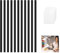 JJWNMLL 11Pcs Kaffeepadhalter für Vertuo Kapseln, Kapselhalter, kompatibel für 54 Vertuolin oder 72 Nespresso Original Line Pod, selbstklebende DIY Klebe Kaffeepads Aufbewahrungsstreifen Organizer