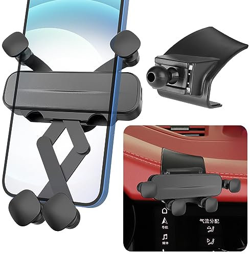 LUNQIN Kfz-Handyhalterung für Porsche 911 Coupe Cabrio GT3 RS 2020 2021 2022 2023, Auto-Zubehör, Innendekoration, Handy-Smartphone-Halterung