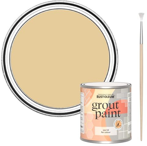 Rust-Oleum Yellow Ultra-Durable Grout Paint - Sandstorm 250ml