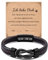 CheersLife Geschenke für Männer,Jahrestag Geschenk für Ihn,Valentinstag Freund Mann Geschenk für Ihn,Lederarmband Herren Ich Liebe Dich Geschenke für Männer Freund Ehemann Weihnachten