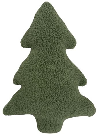 Natale 2024 Peluche Bambola Albero di Natale Cuscino Uomo Caramelle Decorazione Vacanza Federa 40x40 cm Geometrica (A, Taglia Unica)