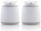 Minky Soap Dispenser, Refillable Liquid Hand Soap Dispenser With Large Pump, Non Slip Rubber Feet, Stylish & Practical Bathroom Accessory, White & Light Grey, Made in the UK (2)