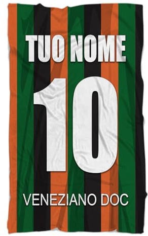 MOCHEIA SHOP Telo Mare (Venezia) Calcio in ottima Microfibra (disponibili in tre misure 100x150 cm e 100 x180 cm 150x200 cm) Idea Regalo Tifoso Veneziano (100x150 cm)