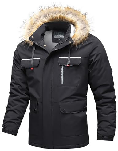 Manteau Mouton Retourné Homme Veste en Cuir Marron pour Homme Bomber Oversize Homme Manteau Inspecteur Gadget Veste Homme Cuir Doudoune Light Veste Longue ImperméAble Homme Veste en Jean Deux