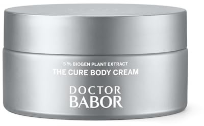DOCTOR BABOR The Cure Body Cream | Intensive Körpercreme | Mit 5% BIOGEN PLANT Extract | Anti-Dehnungsstreifen | Für ein glatteres und regenerierendes Hautbild | vegan | 200 ml