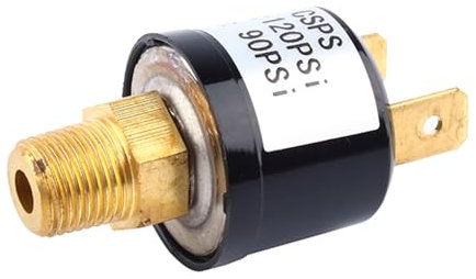 Luftkompressor-Druckregelschalter, Elektrisches und Pneumatisches Ventil für das Aufhängeschlosssystem, Traktoren, Automatische Ein/Aus-90-120 Psi mit Druckschalter, Schalter,