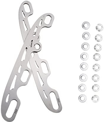 MUELODSIC 1 Satz Schlittschuhe Die Metallklinge Ersatzklingen Skateschneiden Rollschuhe für Mädchen Skate-Schuhe Teile für Rollschuhe auswechselbare Schlittschuhkufen Rostfreier Stahl Silver