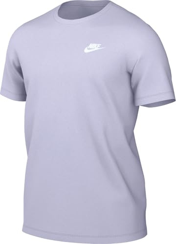 Nike Sportswear Club Herren-T-Shirt, Amethyst Tint, AR4997-538, M