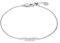 Armband Perla Cinque, Rhodium überzogen, mit Süßwasserperlen., En storlek, Sterling-Silber, Perle