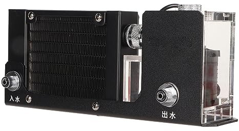 Módulo del de Enfriamiento de Agua, Bomba Enfriamiento Agua 100-240V SLMZ Z B una Descarga Calor un Ventilador Fácil Instalar para Instalar un bajo Consumo Energía (Enchufe de la UE)