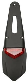 Für CRF YZ CR EXC WRF 250 400 426 450 Tial Bike 12 Motorrad Licht Enduro Motorrad Bremse Stopp Hinten Hinten Kotflügel Rücklicht(Red)