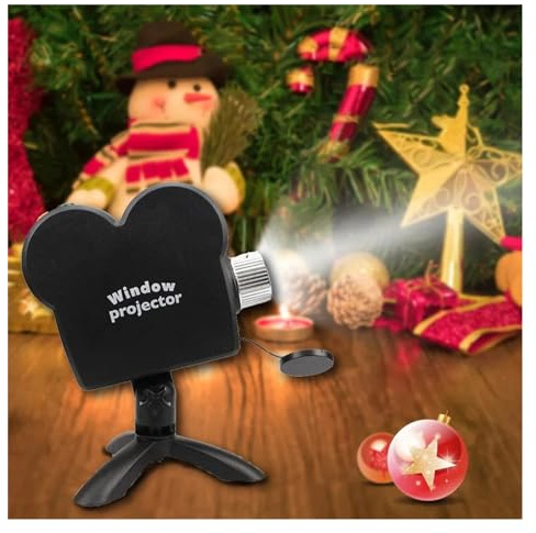 Proiettore olografico for feste di Natale di Halloween, mini home theater, decorazione del giardino, proiettore for esterni for interni, spettacolo di luci,Halloween,Natale,Decorazioni per esterni