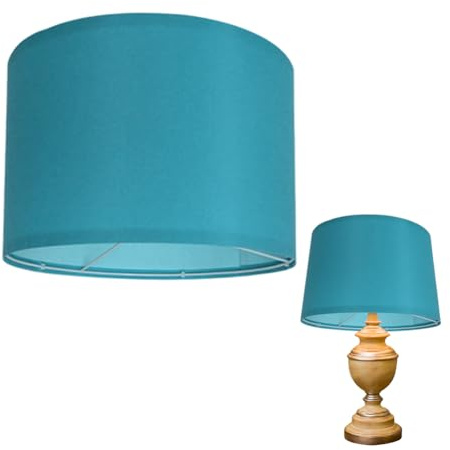 Matériau de l'abat-jour Lampe suspendue - abat-jour pour lampe de table, applique, lampe de chevet et lampe sur pied, lin naturel, couverture rigide, fait à la main