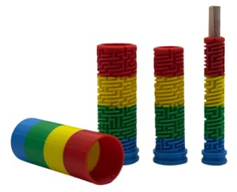 Geldgeschenk - Rätsel/Puzzle/Labyrinth (3-Schicht-Bunt)