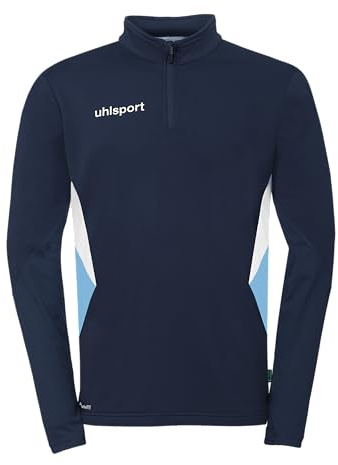 uhlsport Equipe 29 1/4 Zip Top – Sport Pullover mit Reißverschluss, Teamwear Zip-Top für Training & Aufwärmen