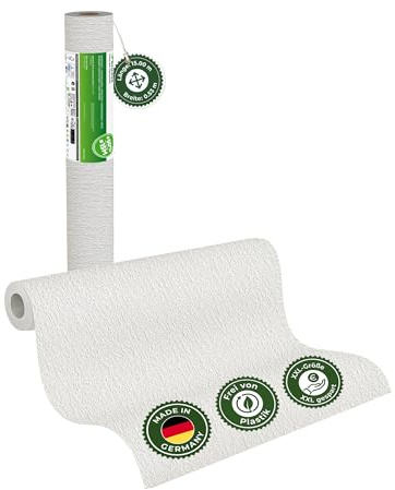 Veluxis Vliestapete GRANDIOSO Papierprägung – XXL 15,00 m × 0,53 m | moderne Alternative zur Raufasertapete, Strukturtapete Papierprägung, überstreichbar, atmungsaktiv, Made in Germany