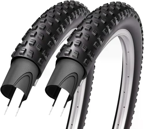 F24 Tyre 2er Set Fahrradreifen 27,5x2,25 Zoll 57-584 Decke Mantel | Mountainbike MTB Offroad