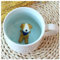Hotmiss Kaffeetasse mit süßem Hund im Inneren, niedlicher Hundeaufdruck, mit Löffel, 340 ml, Teetassen, Keramiktasse, lustige Kaffeetasse mit Löffel, Kinderbecher, Geburtstagsgeschenk für Frauen,