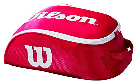 Wilson Unisex – Erwachsene Tour IV Shoe Bag RDWH Tennis, Red/White, One Size