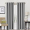 Blackout Curtains 2 Panels Set Thermal Insulated Window Treatment Solid Eyelet Darkening Curtain for Living Room Bedroom Nursery,Light Grey,66x90 Inches