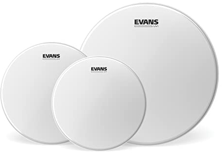 Evans UV1 Coated Rock Tom Pack Pelli per Batteria 10, 12, 16