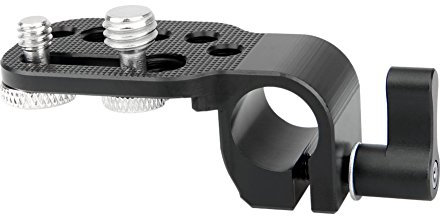 NICEYRIG 15mm Rod Clamp Adapter, Mini Montageplatte mit 15-mm-Stangenklemmadapter für Monitor, Receiver and EVF Drahtlosen Empfängers