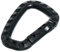 Paracord Planet Karabinerhaken | großer Karabiner für Camping-Zubehör, Überlebensset (schwarz, einzeln)
