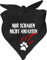 Hunde Dreiecks Halstuch (Fb: schwarz) (Gr. 2 (68 cm)) Nur schauen Nicht anfassen