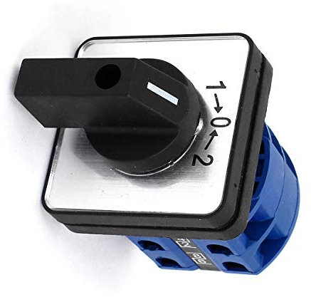 Aexit AC 660V 25A 3 Position 3 Interrupteur inverseur momentané sélecteur rotatif 812B401