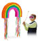 Relaxdays 10025179 Regenbogenfarben Regenbogen Aufhängen, für Kinder, Mädchen & Jungs, Geburtstag, zum selbst Befüllen, Piñata, bunt, Pinata einzeln